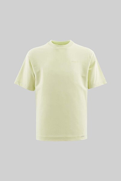 Machinist Tricou de bază relaxat din bumbac, verde lime