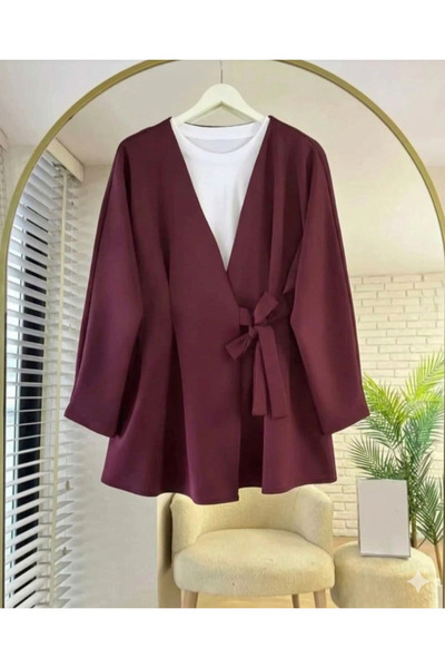 lillia kids Pens detaylı tesettür kimono