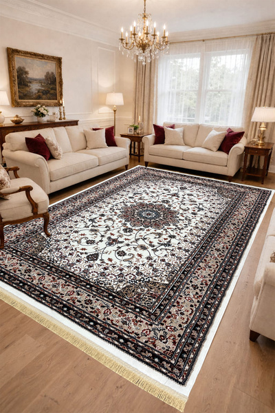 ünalcarpet 4 Metrekare - 6 Metrekare Modern Salon Ve Oturma Odası Halısı Yumu...