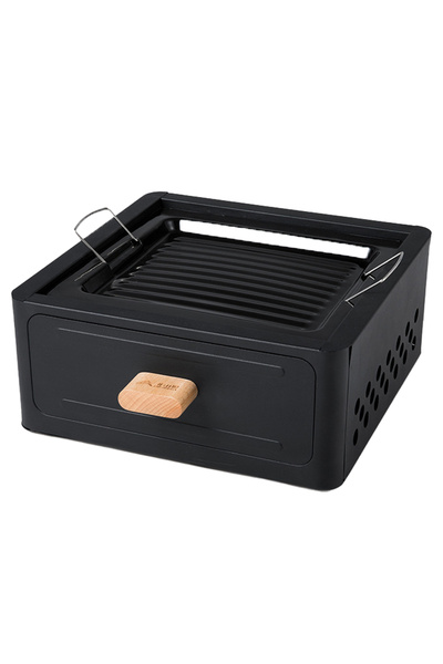 ETG موقد فحم محمول للاستخدام الخارجي، يمكن استخدامه من قبل 4-6 أشخاص في نفس ا...