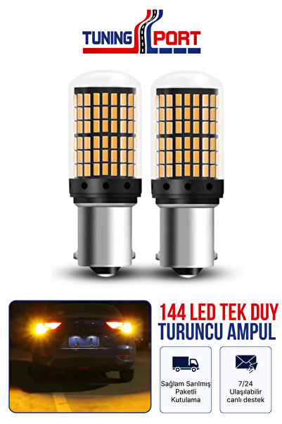 TuningPort 144 Led Tek Duy Turuncu Ampul Sinyal Park Ampulü Yüksek Işık
