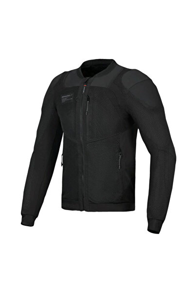 Alpinestars Troop-Air Pro Korumalı Motosiklet Montu Siyah Siyah