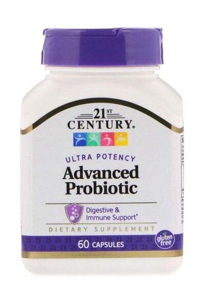 21st Century Ultra Advanced Probiotic - 60 Capsules