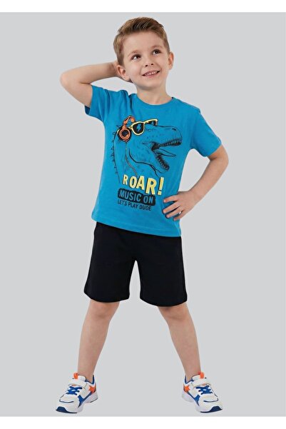 ww waka waka kids store Σετ μπλουζάκι-σορτς για αγόρια με στάμπα δεινοσαύρου ...