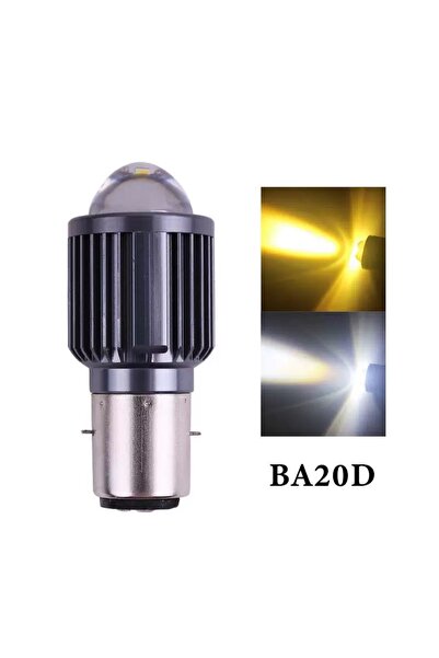 SEWICK H6 Ba20d Led Xenon (MOTORSİKLET İÇİN) SARI-BEYAZ (1 ADET)
