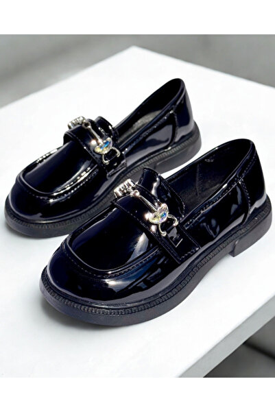 fustite cu luminite Κομψά μαύρα μοκασίνια με στρας, για το σχολείο, φθινόπωρο...