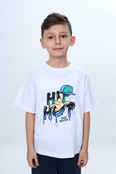 Toontoy Tricou cu mânecă scurtă și imprimeu pentru băieți 24990