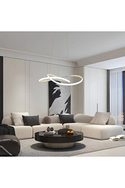 Grecia ثريا مودرن عصرية 3 اضاءات متعددة قطر 50 سم | إمكانية تعديل الطول حسب ا...