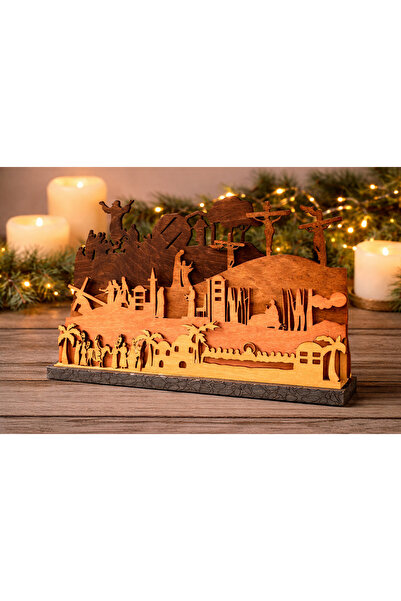 Creative Soul Τρισδιάστατη ξύλινη διακόσμηση Αγίας Εβδομάδας – Πάθος και Εστα...