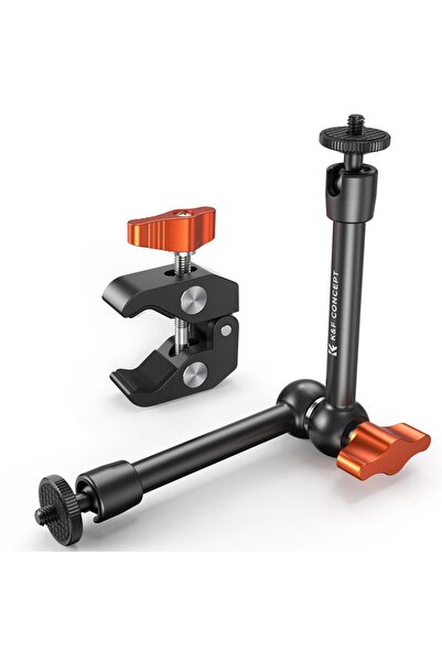 K&F CONCEPT 9.8'' Magic Arm with Super Clamp / Kelepçeli Magic Arm