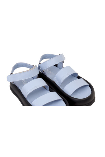 Eca Sandals - Leather Blue