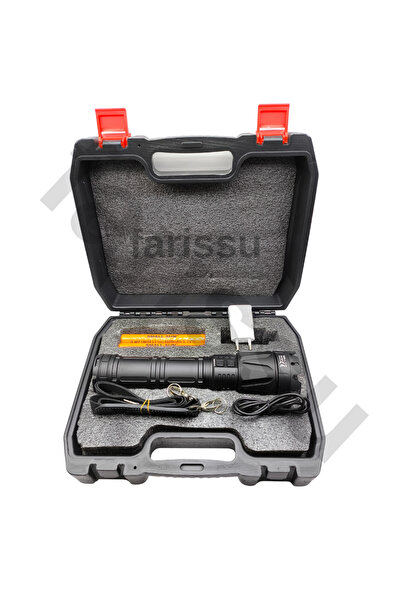 farissu SM-T260 60W 6000 Lümen Ultra Güçlü Şarj Edilebilir El Feneri - 19200 ...