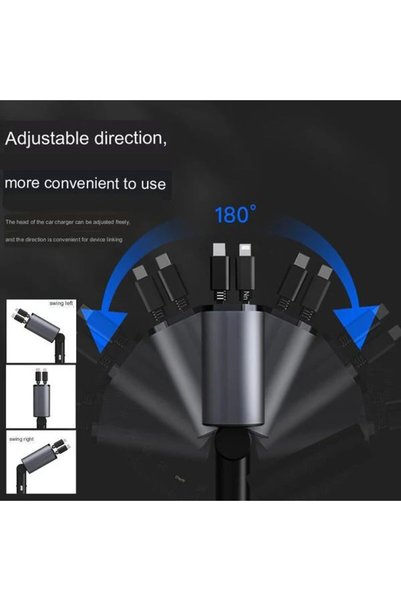 Amara 4 in 1 Retractable Charger