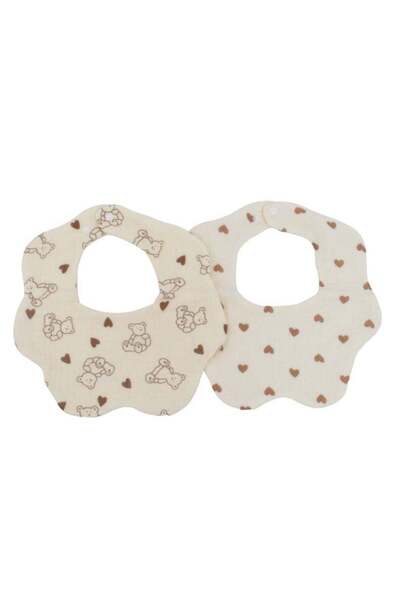 Fun Moment 6-Layer Baby Bibs, 2-Pack