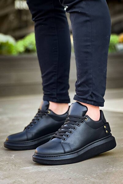 AYK047 Premium Siyah Günlük Sneaker