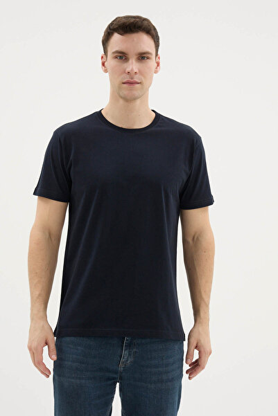 KLY Tricou pentru bărbați cu gât crew-neck din noua colecție