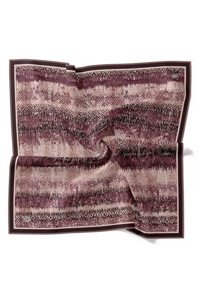 Levidor Crystal Scarf Wave Pattern Purple