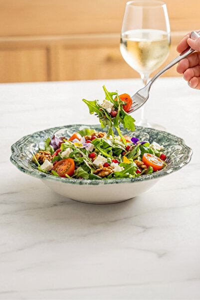 Fecra Vintage Emerald Bowl Kase 25 Cm