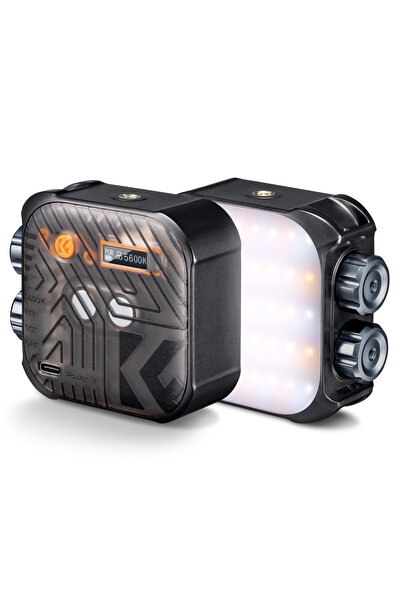 K&F CONCEPT Bi-Color Pocket-Size LED Video Light (Black) | Mini Bi-Color Vide...