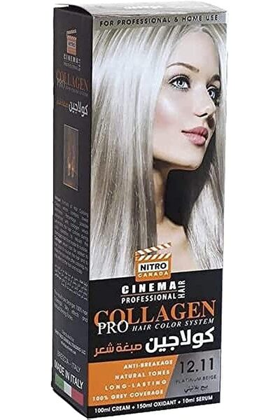 NITRO CANADA صبغة شعر كولاجين برو، 12.11 فضي بلاتيني