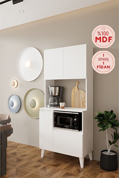 BALNEOM Moda 80 cm %100 Mdf kahve köşesi