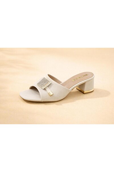 TRENDYSHOSE 07005 نعال نسائية مريحة بكعب سميك لفساتين السهرة