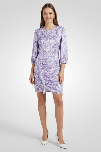 Maje Women Floral Print Mini Dress, Multicolor