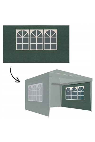 SERSIMO Perete lateral pentru pavilion de grădină, cu fereastră, prindere cu ...