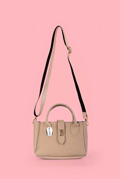 westbag Locked Zipper Women's Faux Leather Textured Small Hand and Shoulder Bag