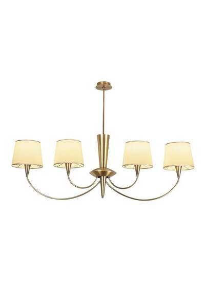 OEM Glam Antique Re-Bloom Chandelier, Metal Body, 118 x 20 cm, height: 83 cm ...