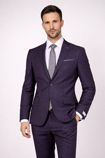 PARLAMENTER Fabio Cassel Slim Fit Erkek Takım Elbise – Modern Kesim, Şık ve R...