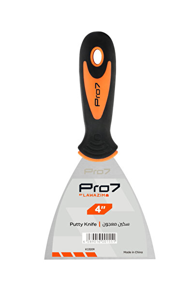 Lawazim Pro7 Scraper - 4inch Carbon Steel Putty Knife, Flat Straight Edge & E...
