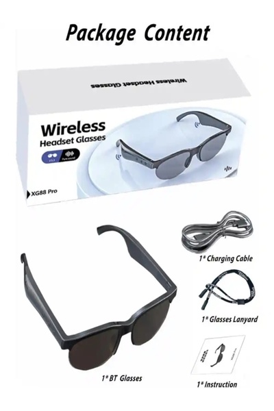 CASA JOY Bluetooth Smart Glasses Headphones
