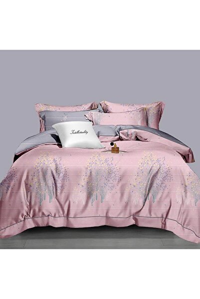 Ferrucci Frochi Pink Multicolor Print Duvet Cover Set King, Double, 6 Piece Set