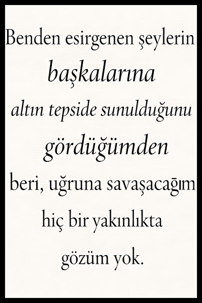 Hayal Poster Benden Esirgenen Şeylerin Retro Ahşap Poster 20x30