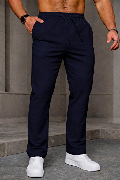 GHASSY CO. Men's Regular Fit Lycra Stretchy Trousers with Lace-Up Waist, No K...