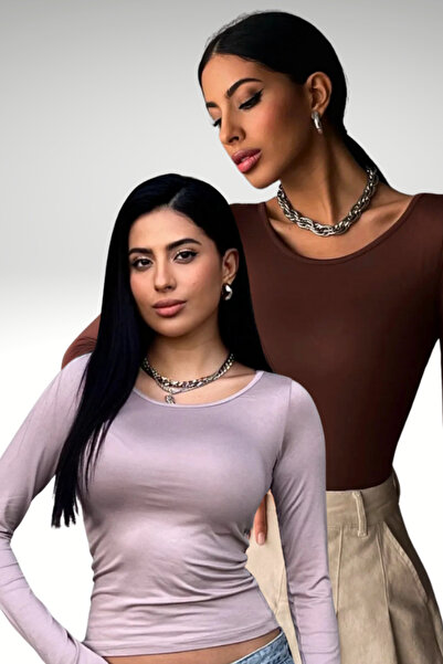 Bipantolon ياقة نسائية بلون بني فاتح من نوع AÇI KAHVE AÇIK EFLATUN PRINCESS