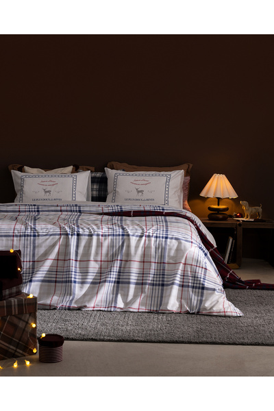 Madame Coco Philippe Single 100% Cotton Ranforce Printed Sheet and Duvet Cove...