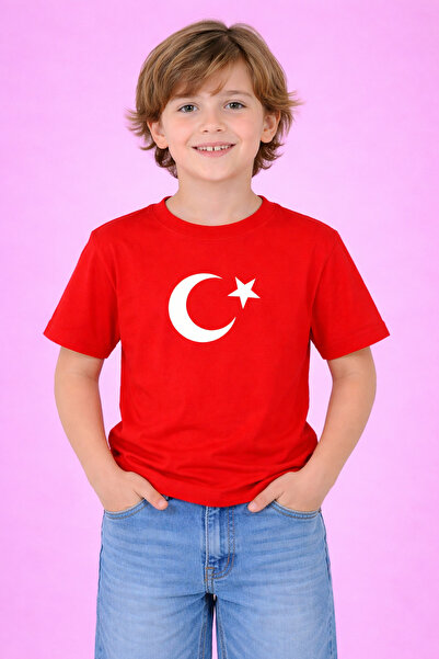 VODEXA UNISEX TURKEY Παιδικό μπλουζάκι με στάμπα 100% βαμβακερό καλοκαιρινό π...