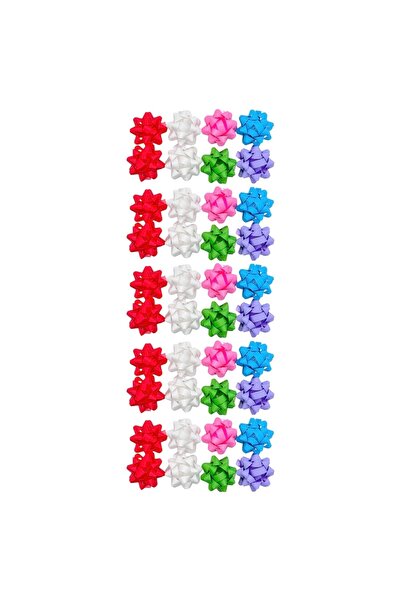 AFO Set of 40 Mixed 6cm Ribbons with Glue