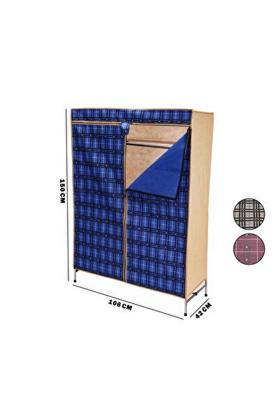Mivexa Outdoor Outlet VİPAS PORTATİF GARDROP ( METAL İSKELET & RENKLİ BEZ ÖRT...