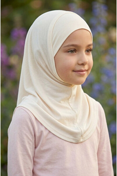 Sonbaharmoda Girl's Ready-Made Hijab Scarf – Practical Snap-On Hijab |   Flex...