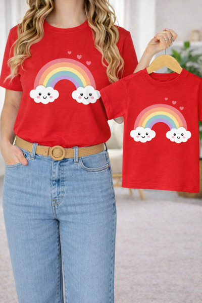 VODEXA Tricou oversize unisex pentru copii, tricou cu imprimeu SMILING CLOUD ...