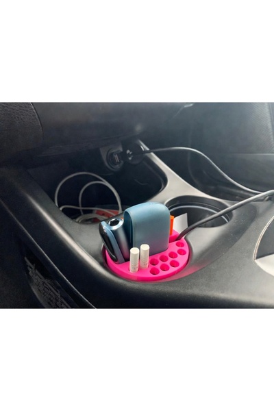 aysanova Çok Fonksiyonlu IQOS ILUMA Dock ve Organizer – Araç Bardaklık İçin P...