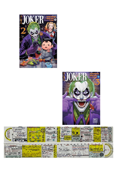 Athica Joker Tek Kişilik Operasyon 2-3. Ciltler Manga Seti + Özel Cetvel