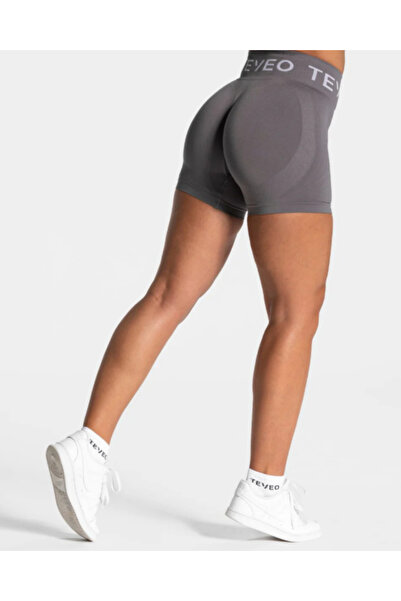 Graphit Renk Kısa Şort Tayt
