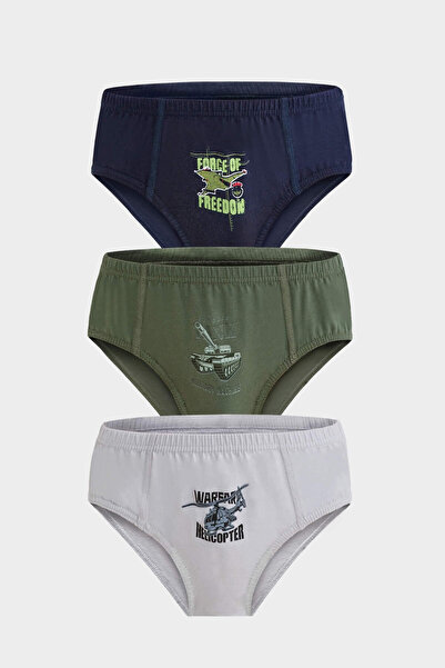 Berrak 5086 Erkek Çocuk 3lü Slip