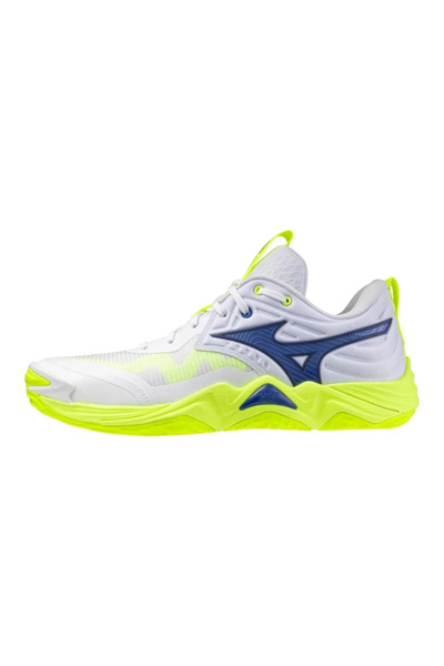 MIZUNO Wave Momentum Elite Unisex Voleybol Ayakkabısı Beyaz / Sarı