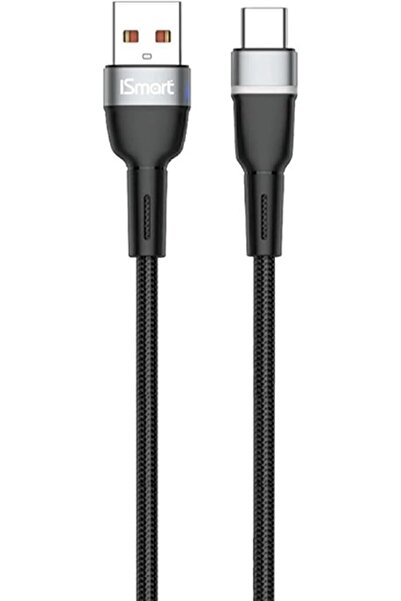 iSmart CoreLink USB-A to USB-C Cable, 3.0A Fast Charging, 1 M, Black color, w...