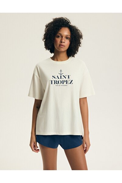 Henderson Set de pijamale de vară pentru femei, tricou și pantaloni scurți, s...